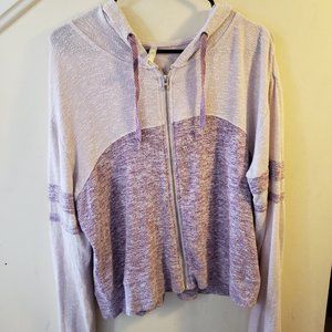 Light Pink and Purple Shirt Hoodie